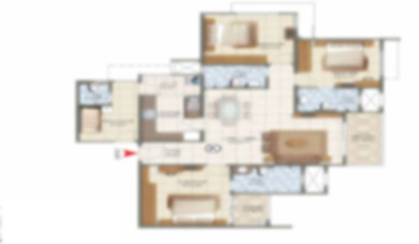 4.5 BHK Type 1 Floor Plan